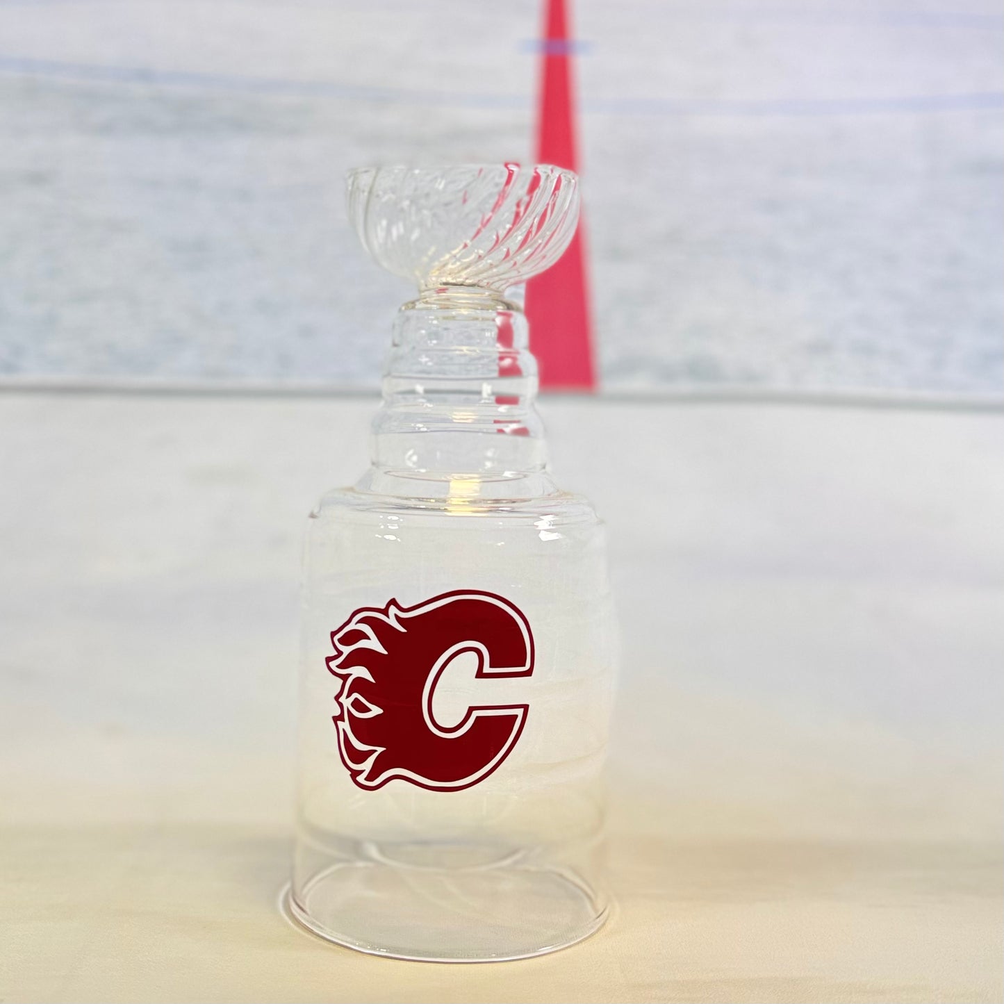 CALGARY FLAMES Glass